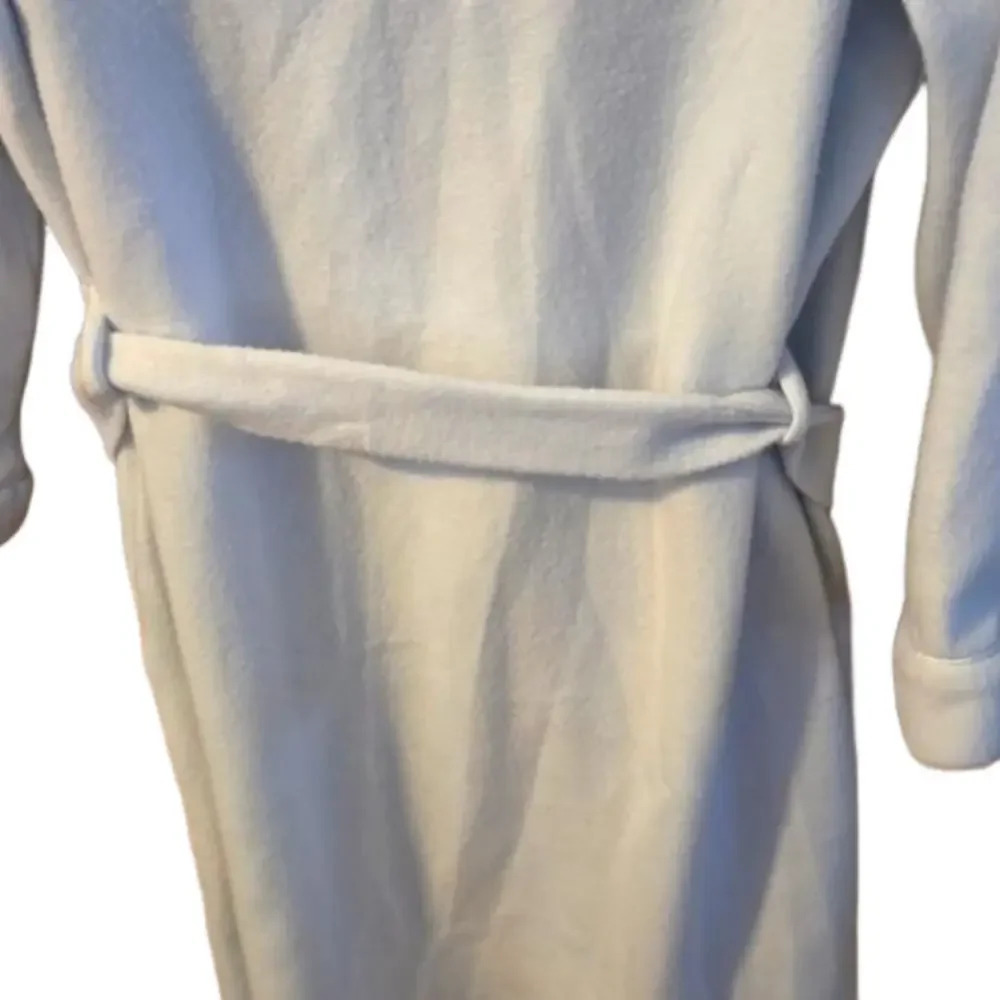 Miss Elaine Colette Plush Robe Light Blue Full Length Long Sleeve Women Size XL - Picture 4 of 9